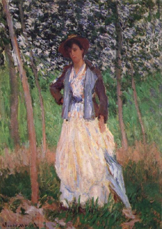 Claude Monet Taking a Walk china oil painting image
